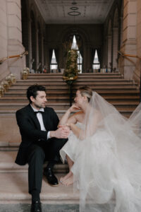 bride and groom bride and groom entrance front lobby historic building
