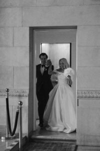 introduction of entrance to wedding reception