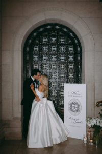 luxury wedding entrance to Admiral Room