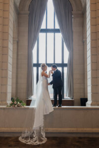 bride and groom, admiral room