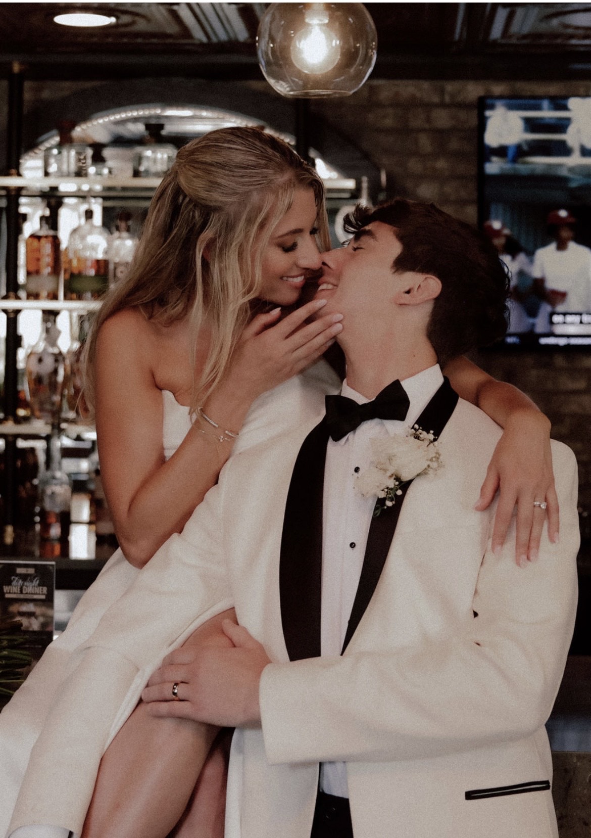 bride and groom Larosa wedding