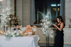 wedding toast @nicolegattophotography
