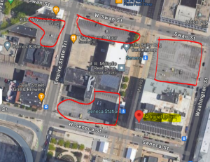 parking surrounding our building